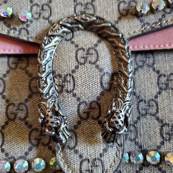 Limited edition Gucci Dionysus Shoulder/top handle bag with pink suede details - Picture 5 of 5